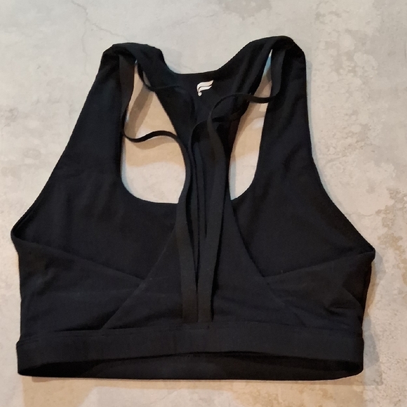Black Sports Bra - Picture 2 of 3
